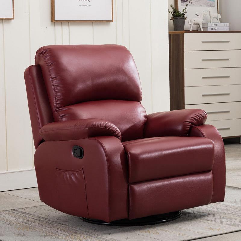 头等多功能仿真皮太空单人懒人沙发电动舱家庭影院美甲店真皮沙发