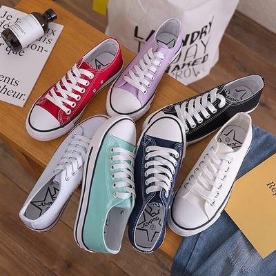 women Sneakers canvas shoes woman casual shoe big size 46