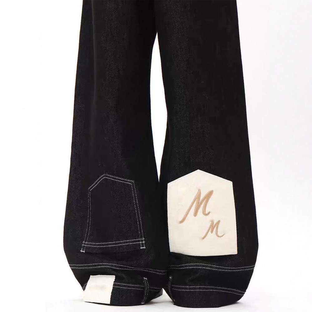 美式高街辣妹做旧个性牛仔裤子女设计感反穿倒装马毛阔腿拖地裤潮,女装/女士精品,牛仔裤,淘宝优惠券,粉丝福利购,淘宝优惠卷