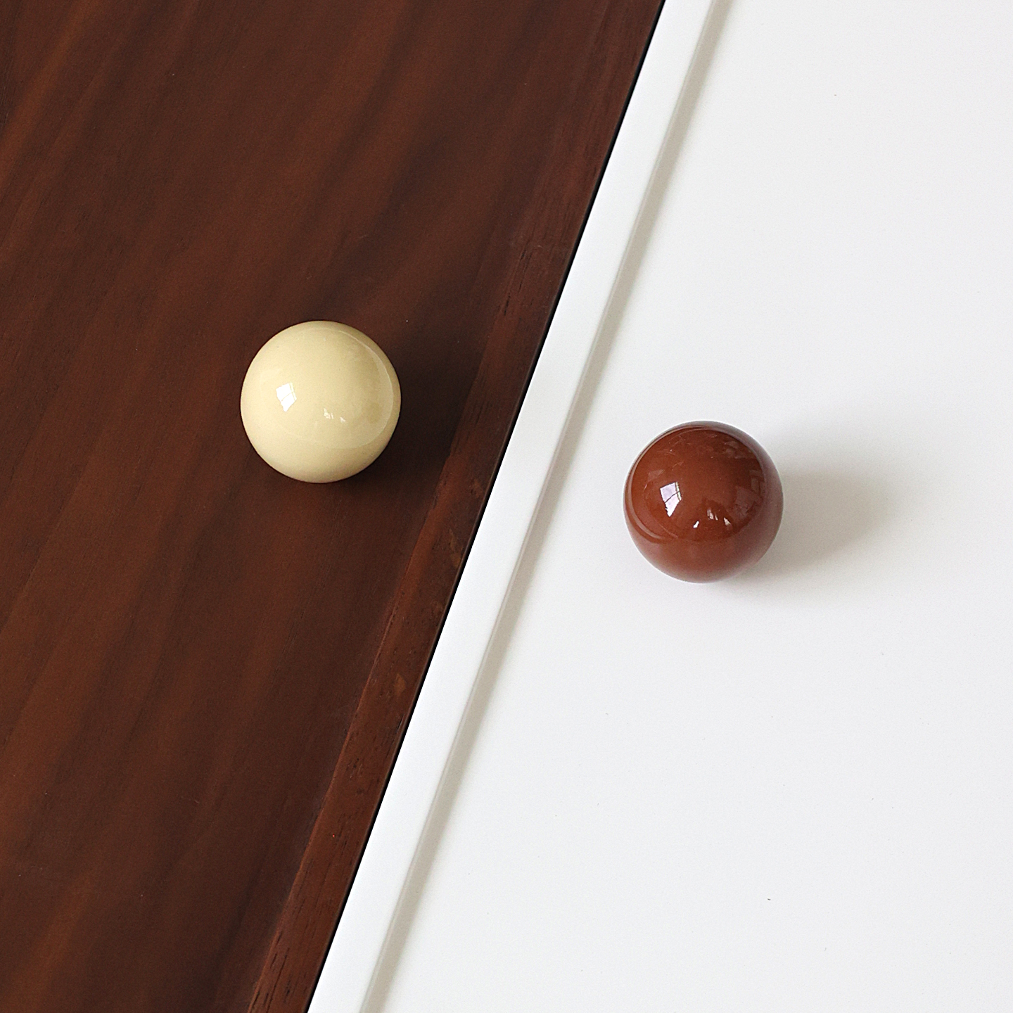 奶油中古风陶瓷拉手单孔抽屉柜门厨柜玻璃门把手彩色多巴胺免打孔