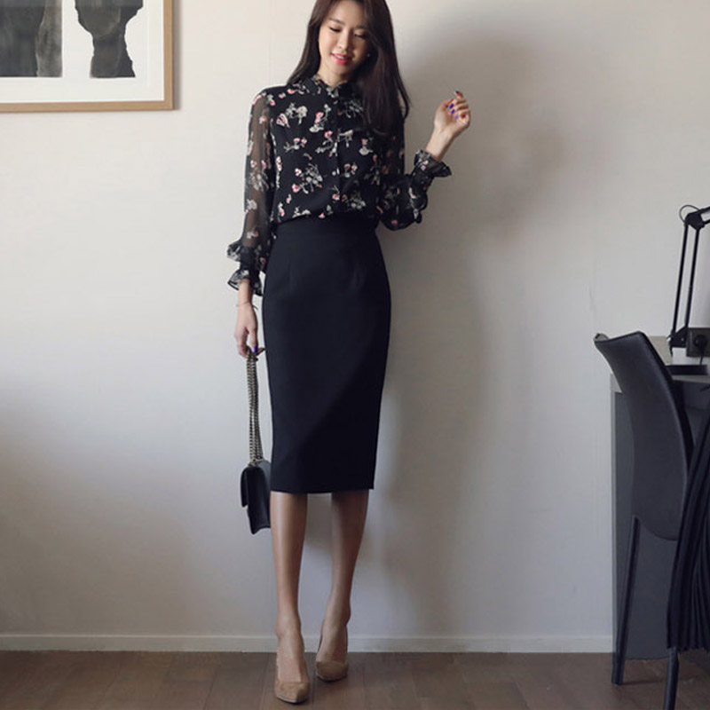 春夏半身裙女2026新款高腰修身显瘦开叉一步裙中长款职业包臀裙