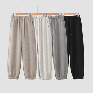 主义 6178经典 花纱宽束脚卫裤 小小高奢