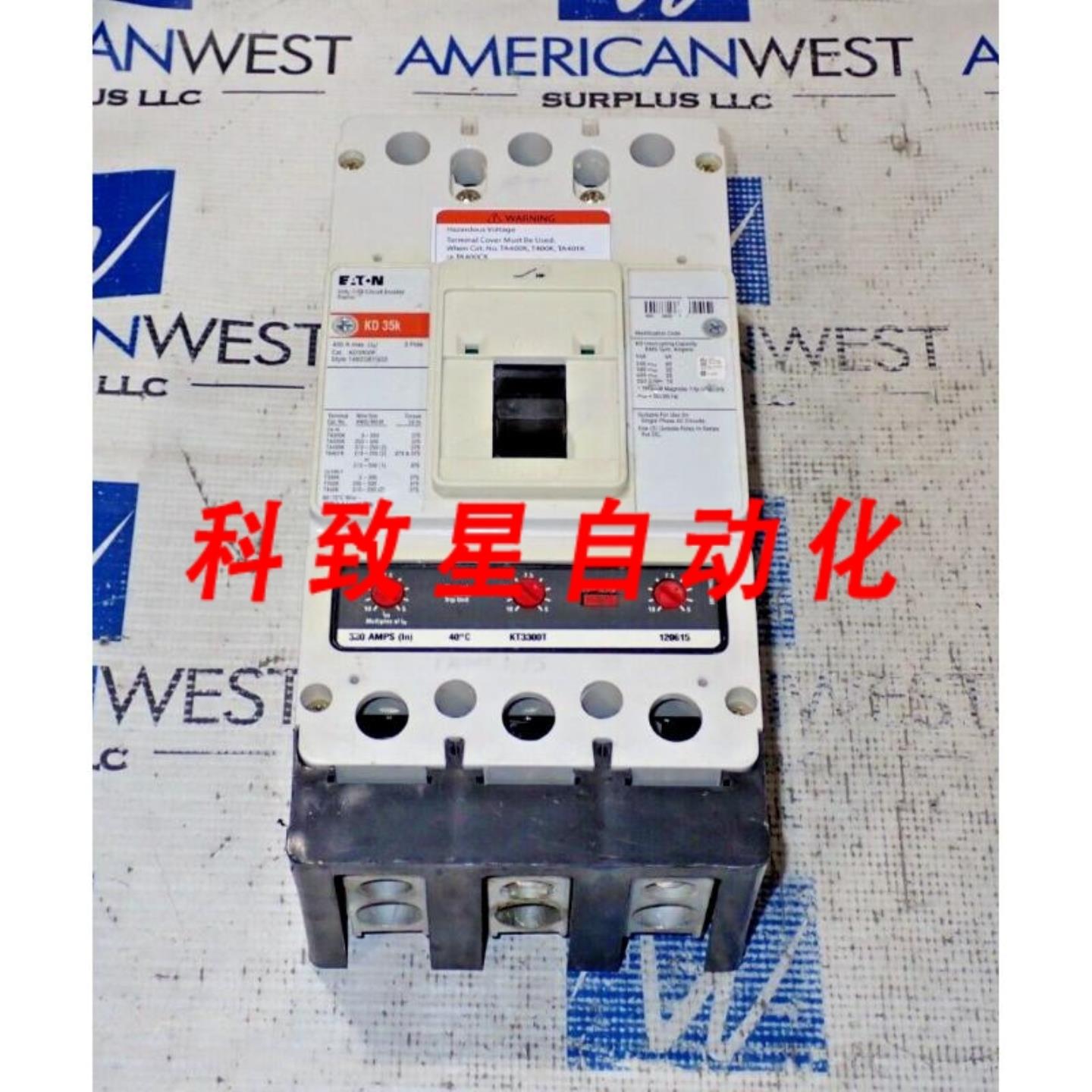 工业配件KD3400F 400安培 3极600V 35K断路器KT3300T 330A