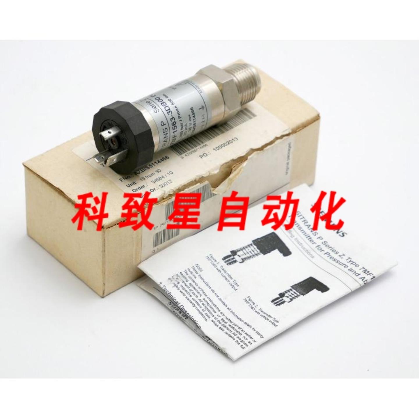 工业配件P系列Z 3MF1563-3DB00 0160 BAR测量传感器