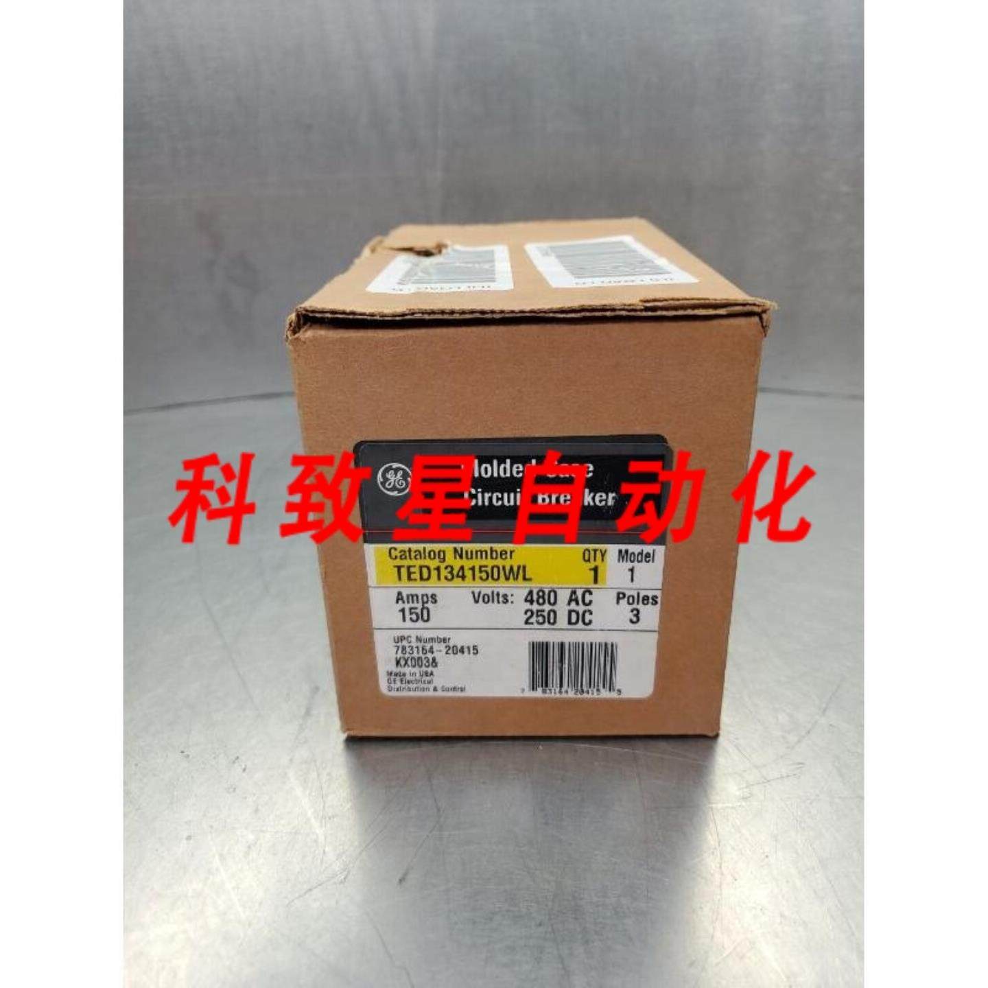 工业配件GETED134150WL 3极150AMP 480VAC250DC断路器4D-21