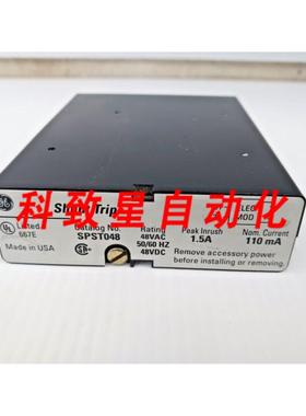 工业配件GE 48VACVDC分流 15A 峰值浪涌 110 MA标称电流 SPST04