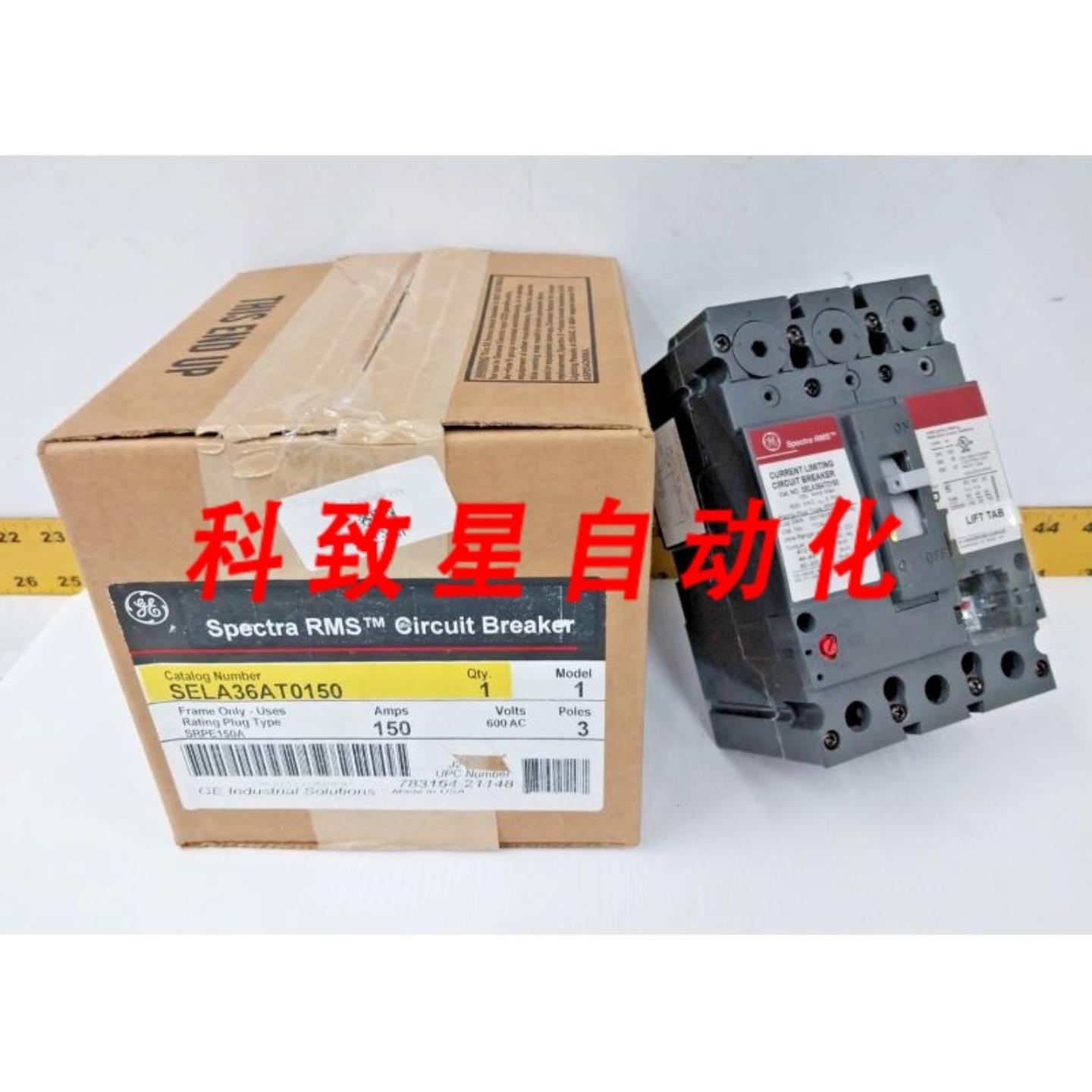 工业配件GE 150安培断路器600VAC3极SELA36AT0150