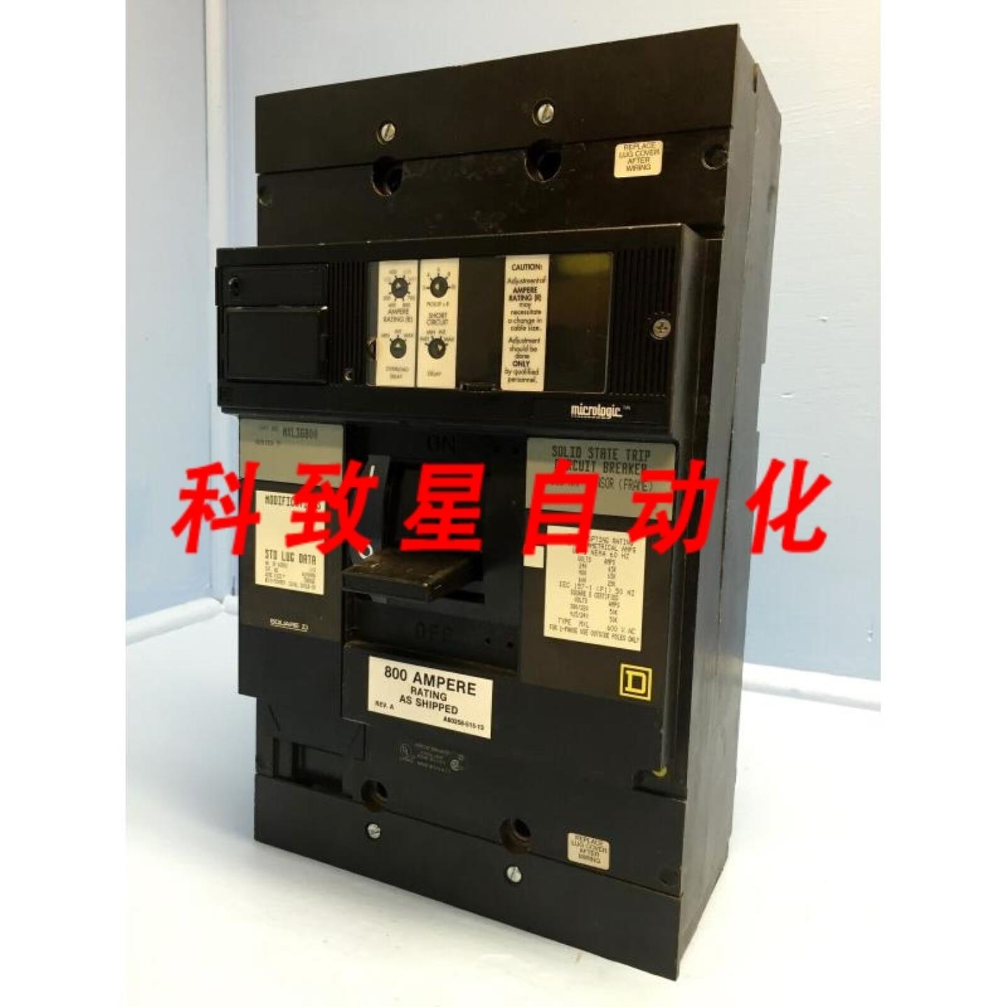 工业配件MXL36800 800A断路器480600V 3极MXL 800安培