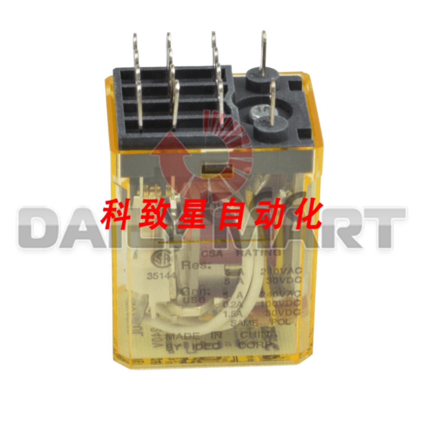 工业配件RY4S-UL 中间继电器 24V AC24 110 220V 5A