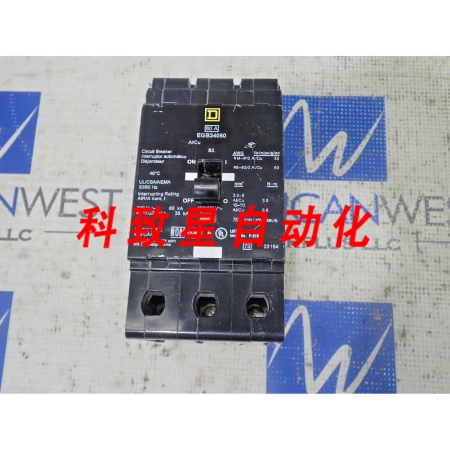 工业配件EGB34060 60安培 3极480Y277V断路器