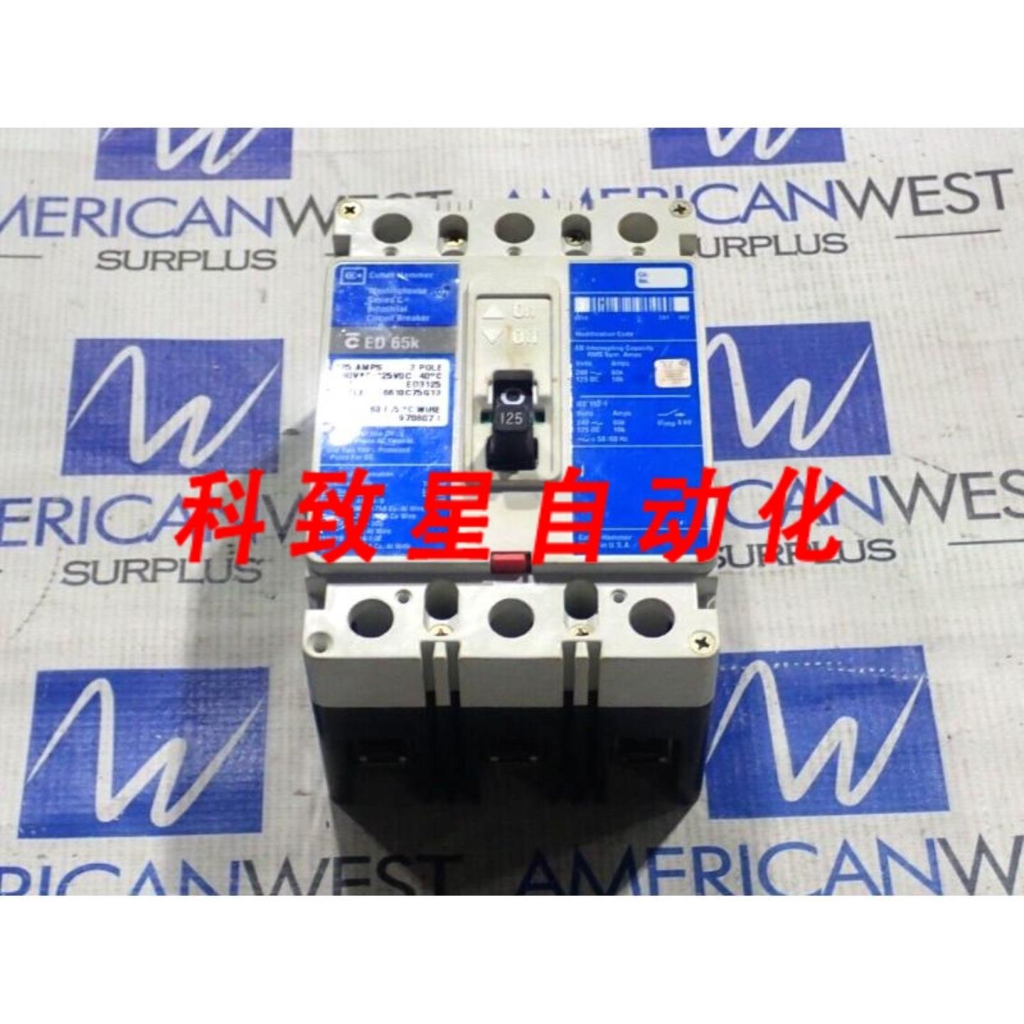 工业配件ED3125 3极 240伏65KA断路器
