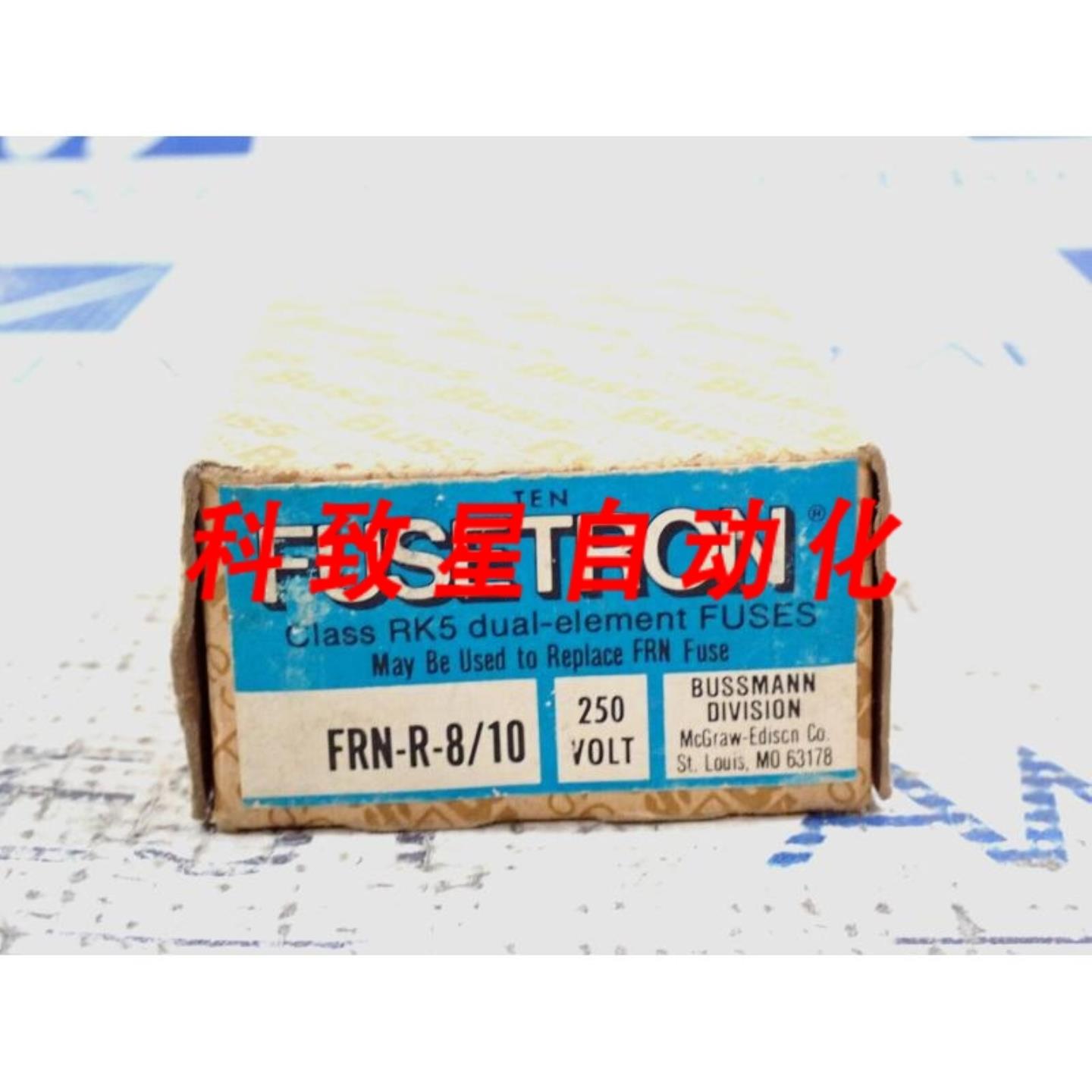 工业配件FRN-R-810双元件810AMP 250V保险丝盒10个装
