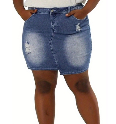 Ladies Denim Skirts Women Dresses Big Size Jeans short Skirt