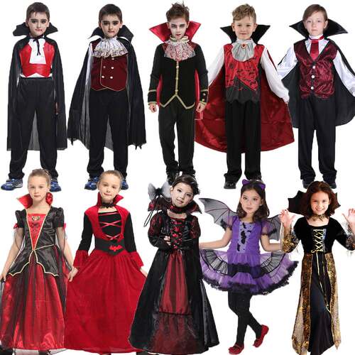 Umorden Kids Child Vampire Costume Count Dracula Cosplay