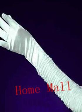 Wedding dress satin gloves white gloves婚纱礼服缎面白色手套