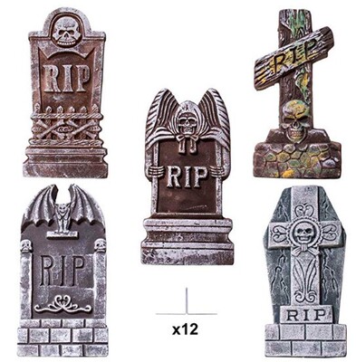Halloween foam tombstone trick tombstone decorations整蛊墓碑