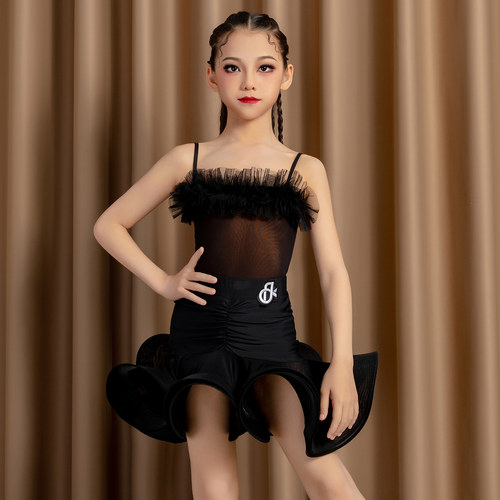 女童拉丁舞服2025新款