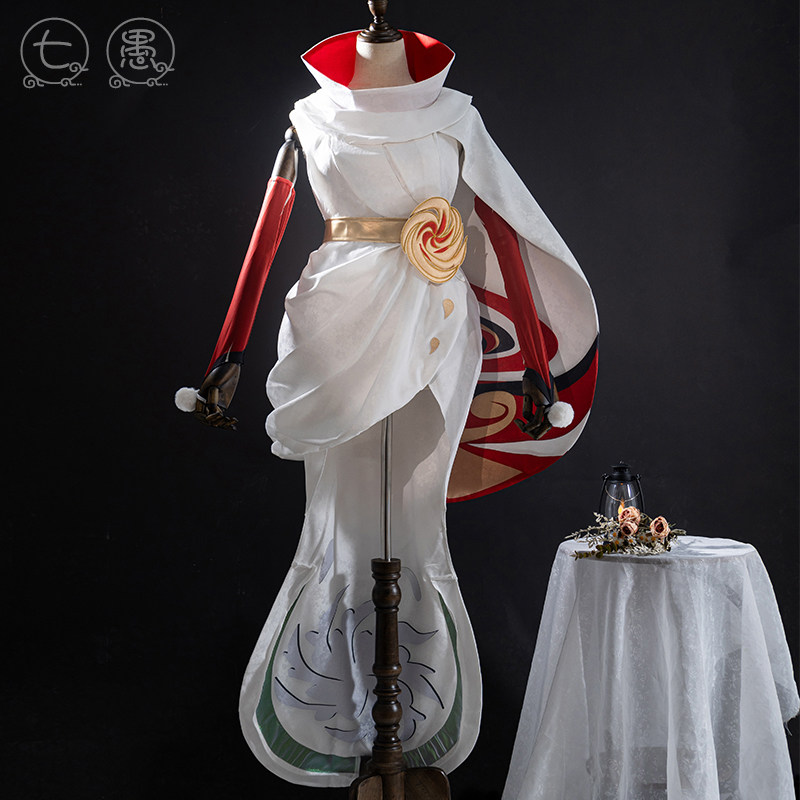 公孙离cos服现货cos王者皮肤祈雪灵祝cosplay服装女农药头饰现货