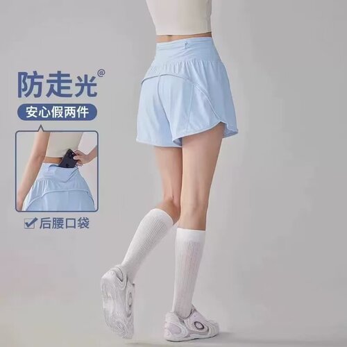 高腰运动短裤防走光速干休闲