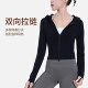 双开连帽紧身运动外套女跑步训练瑜伽服长袖 普拉提上衣冬 拉链开衫