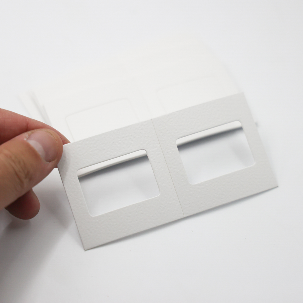 空白反转片纸框纸片夹135胶卷正片菲林黑白底片框带胶片夹带背胶