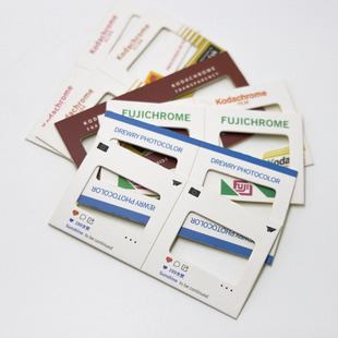 反转片纸框纸片夹135胶卷正片菲林黑白底片框带胶片夹