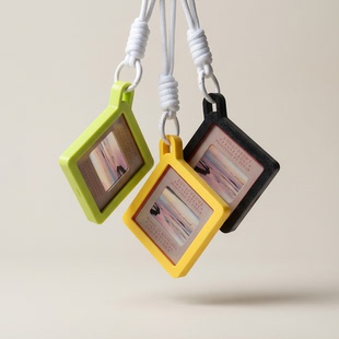 反转胶片照片钥匙扣相框小挂件相片保护套挂饰定制情侣礼物打印