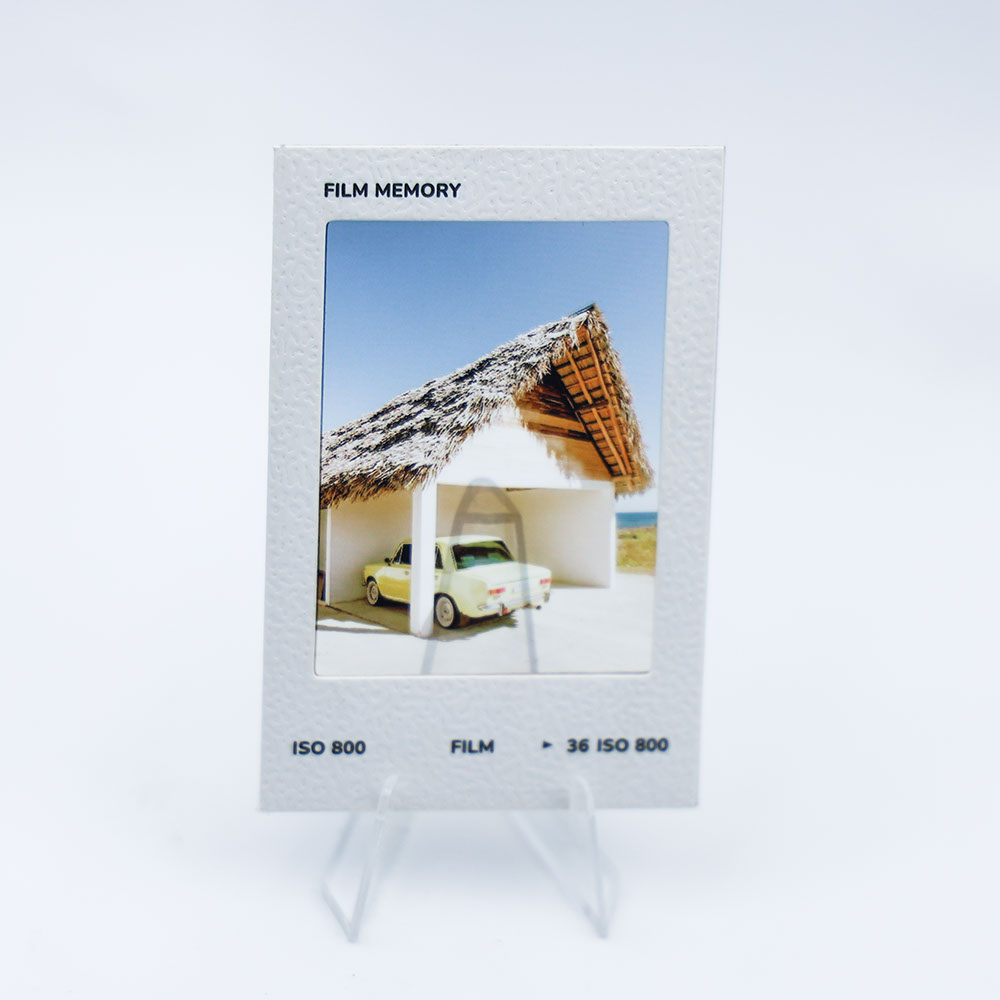 多巴胺色系反转胶片定制光影透卡拍得立幻灯片拍立得胶片夹
