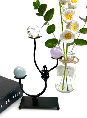 【金属多球底座】水晶球工艺品底座球托蛋雕托金属多球工艺品支架