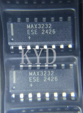 RS-232收发器MAX3232ESE MAX3232 SOP16 MAX3232E 原装进口现货