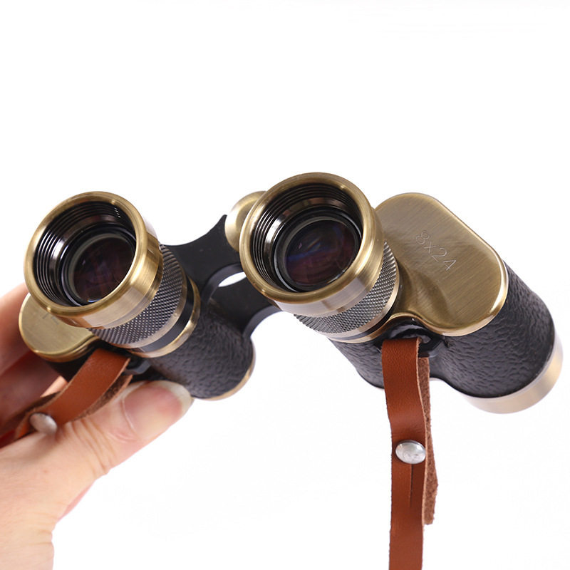 登山望远镜62式8*24双筒高清高倍夜视微光铜镜体分化测距高清高倍