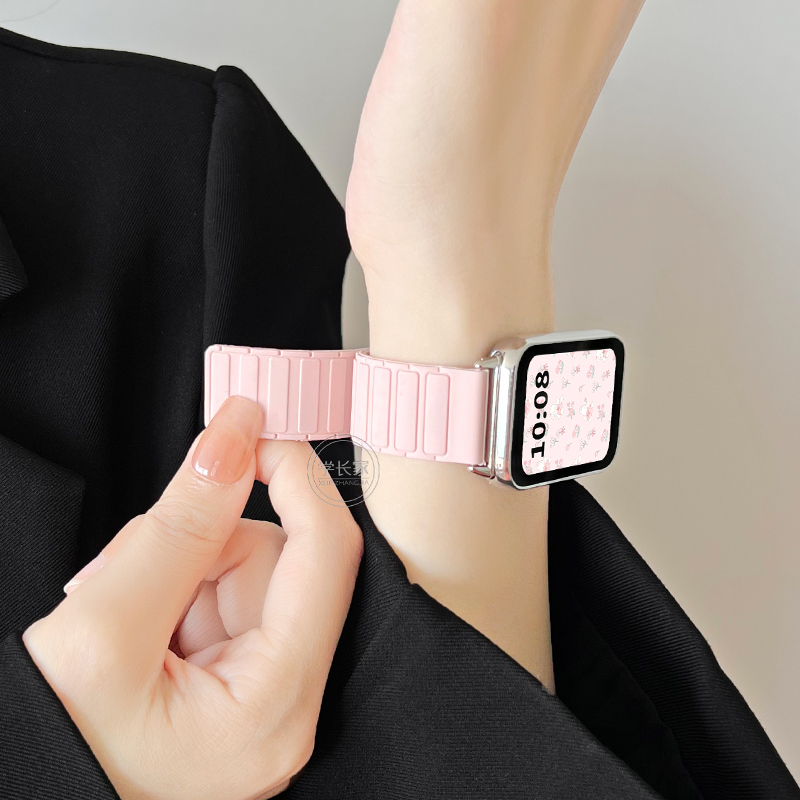 学长家装甲款硅胶回环磁吸表带