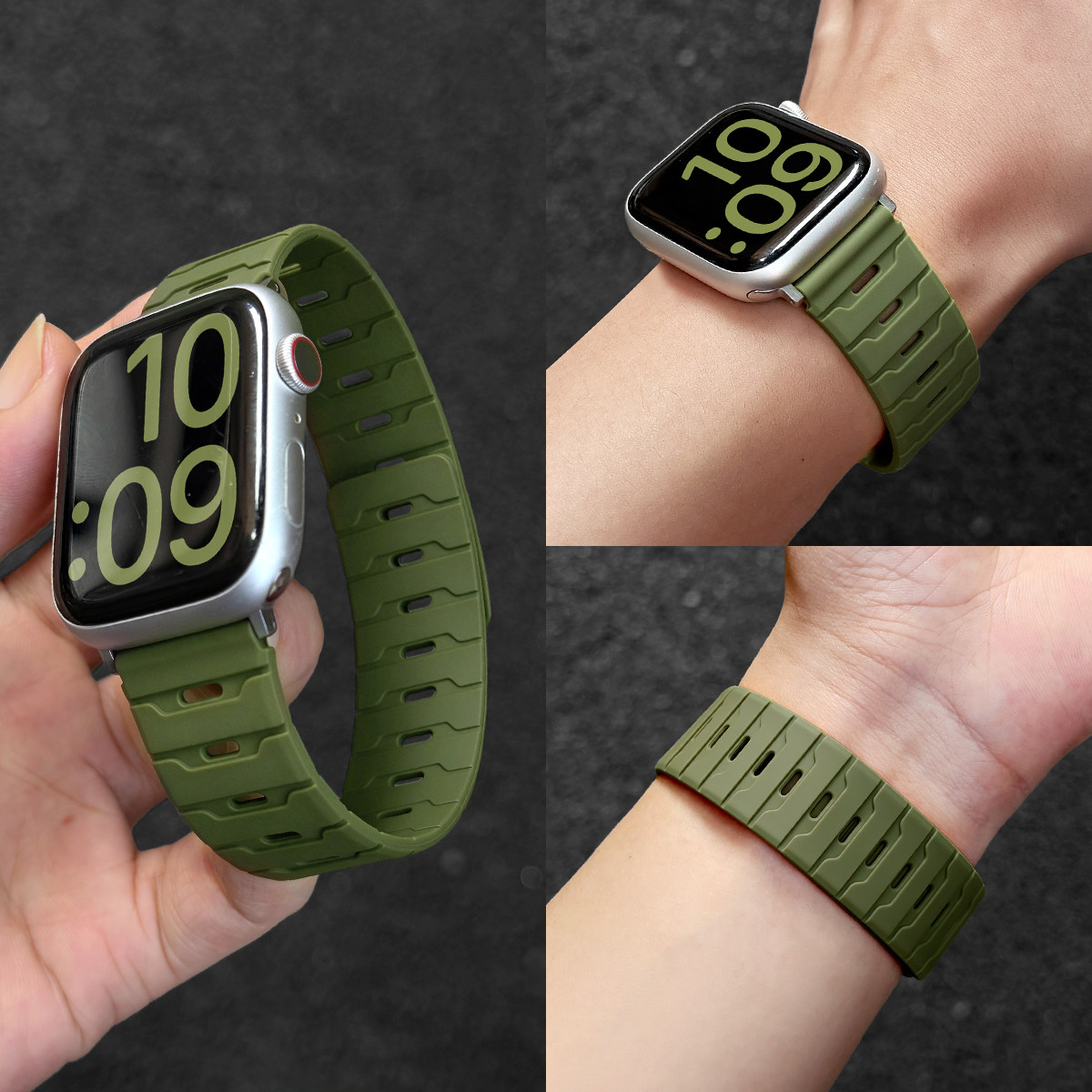 适用vivo watch gt2手表带硅胶磁吸vivowatchgt腕带高颜值男款watch5全智能新款iqoo3表链运动1高级感手链款