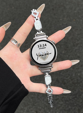 适用小米watchs4手表带链创意新款s3智能手表xiaomi watch s2表链女生s1pro运动版color2女款夏天小香风手链