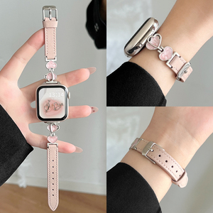 适用vivowatchgt2手表带新款皮质vivo watch gt女生高颜值3代智能手环vivowatch5女士iqoo蓝牙版高级感手表链