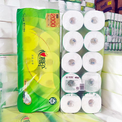 心相印茶语有芯卷纸10卷整提装