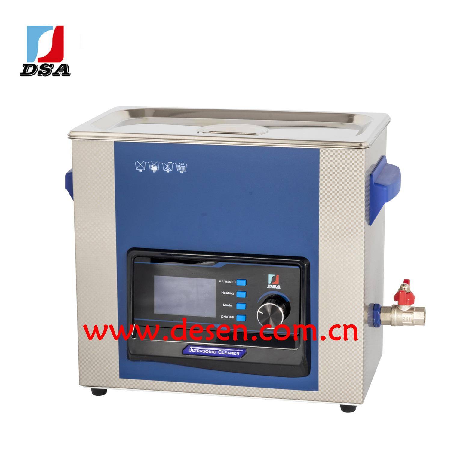 新款单槽超声波清洗机/304不锈钢DS-180DN液晶智能型清洗机