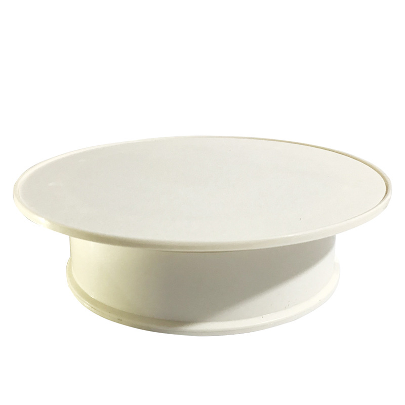 白底镜面电动转盘旋转展示台饰品