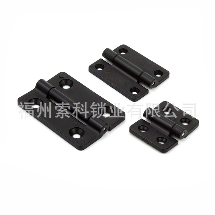 HG-MF阻尼铰链 任意停180°随意定位扭矩黑塑料折页小型门用工业
