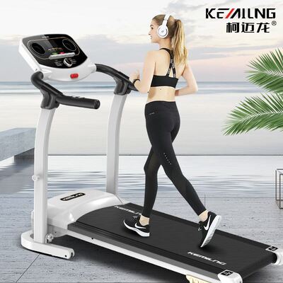Treadmill跨境礼品新款家用电动跑步机旋钮变速折叠静音健身器材