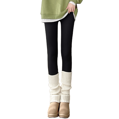 特厚驼绒外穿保暖显瘦瑜伽打底裤