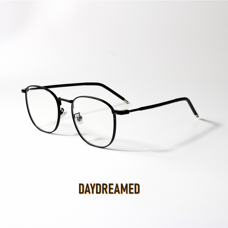 blackpink lisa同款黑框平光镜学生防蓝光近视眼镜开车偏光潮墨镜