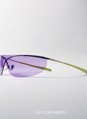 无框环绕设计小众太阳眼镜