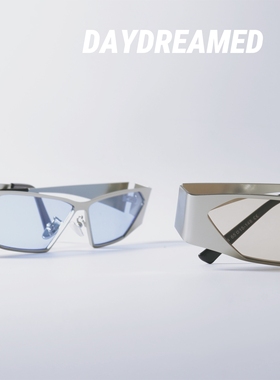 超酷朋克风金属窄框UV400太阳镜