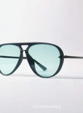 果冻色小众飞行员太阳眼镜UV400防紫外线辐射防晒亮色蛤蟆镜