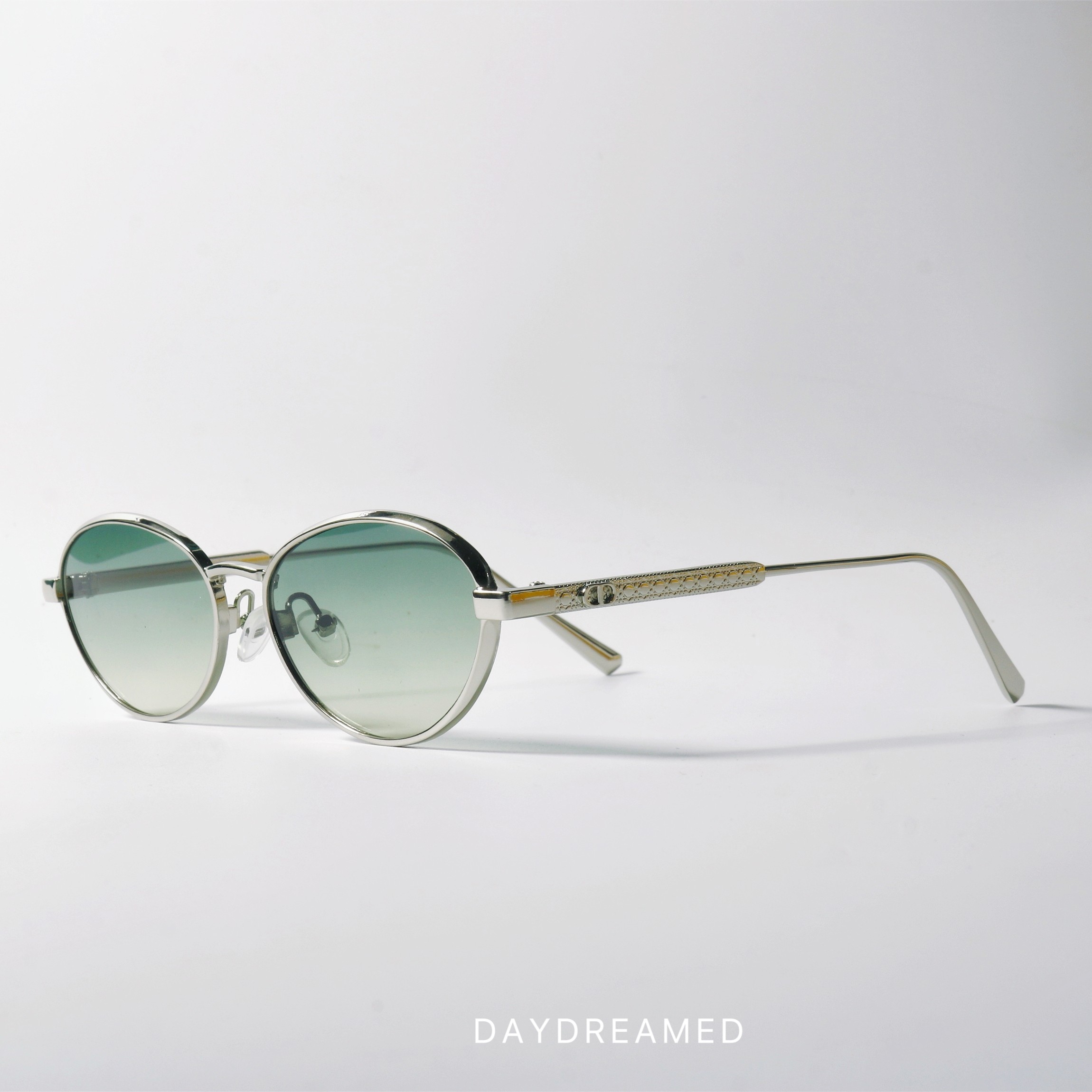 轻奢风可配近视渐变色椭圆形墨镜