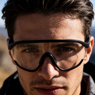 半框防风遇紫外线变色护目镜UV400防紫外线辐射防晒太阳眼镜墨镜