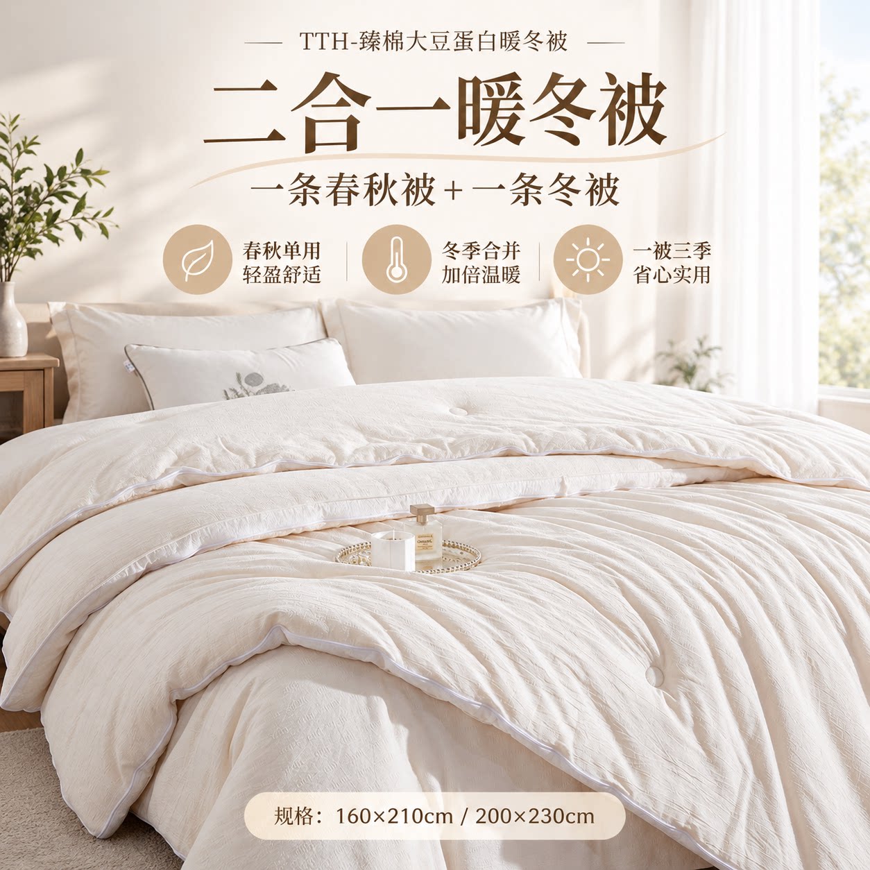 TTH-臻棉大豆蛋白暖冬被