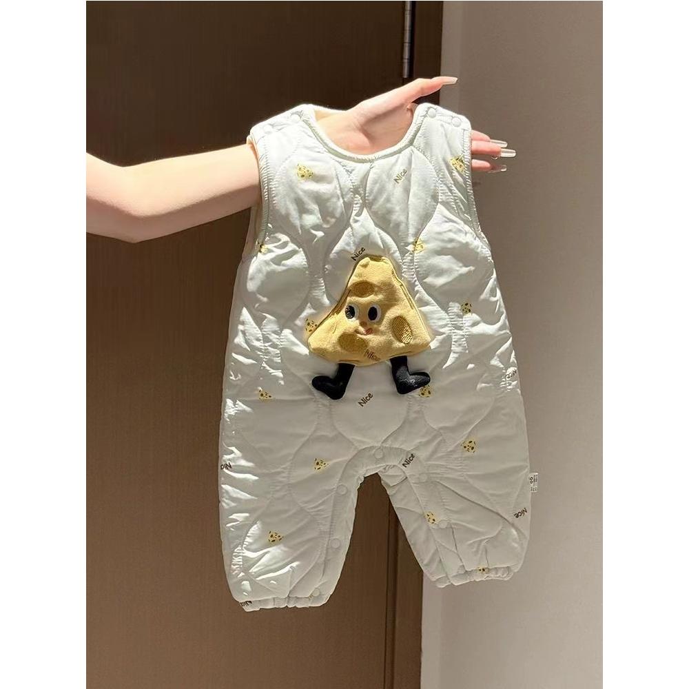 婴幼儿加绒背带裤秋冬连体衣