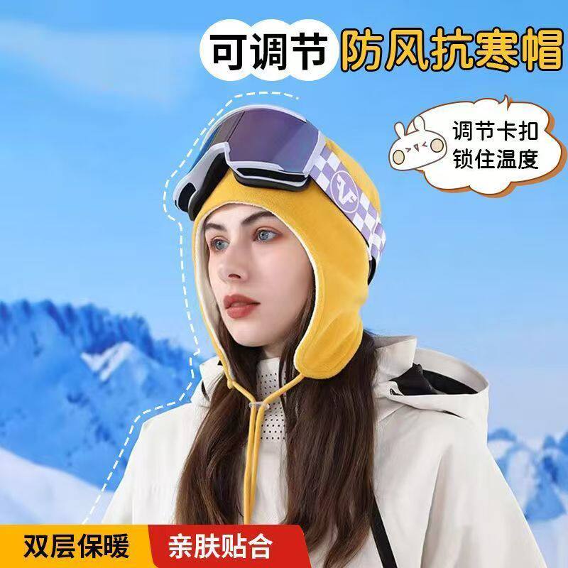 骑行头盔专用防风保暖内衬帽护耳